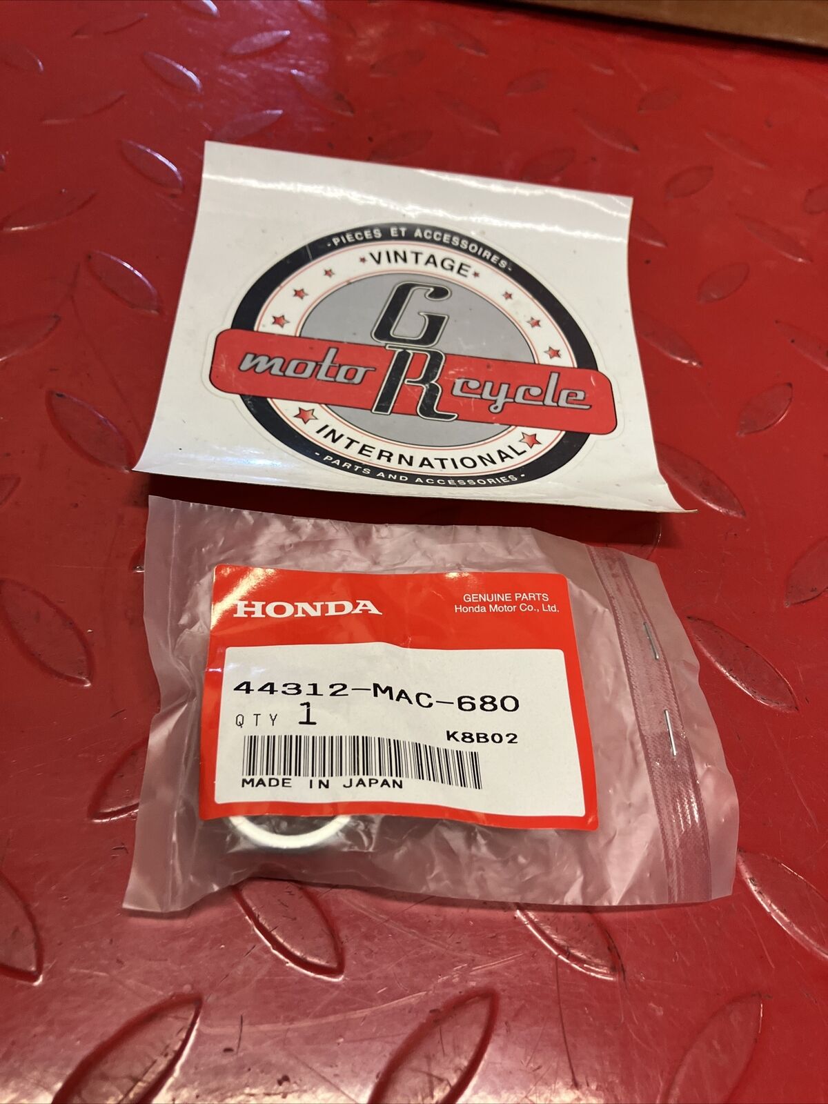 NOS HONDA CR125R 95-96 CR250R 95 CR500R 95 FRONT WHEEL COLLAR 44312-MAC-680 H100