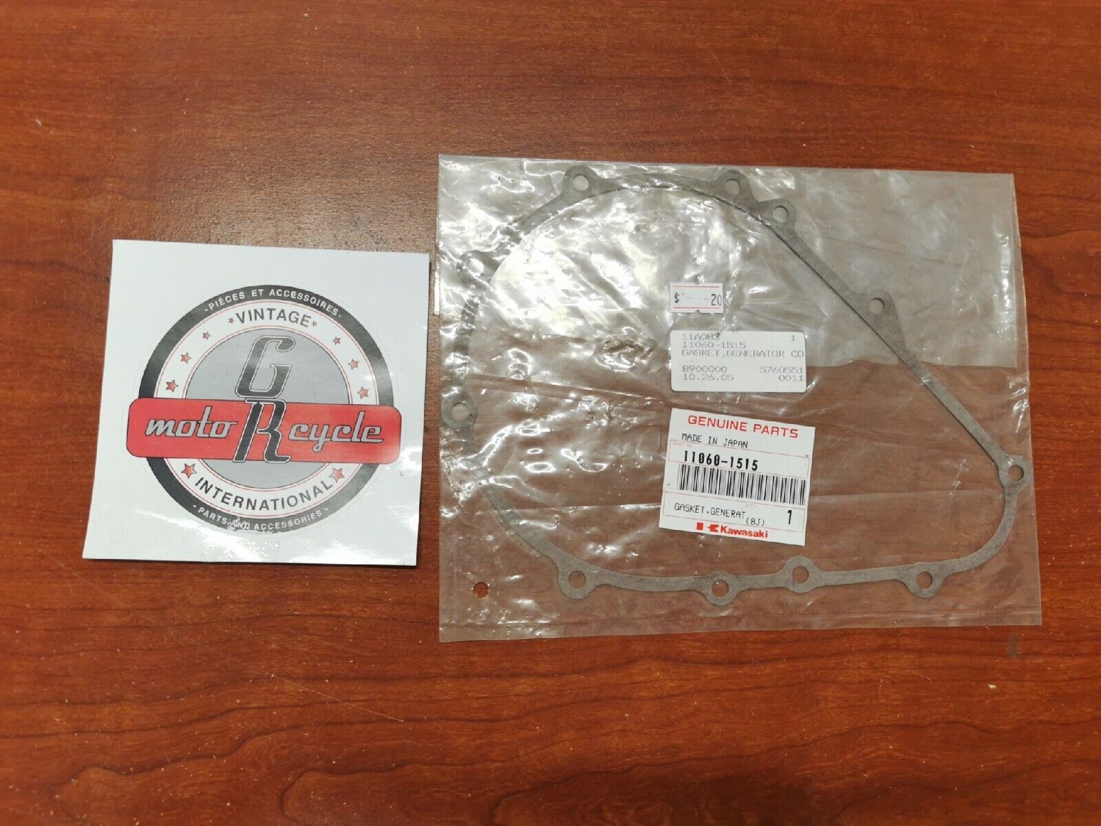 NOS Kawasaki Z440 GASKET  GENERATOR COVER 11060-1515 K2