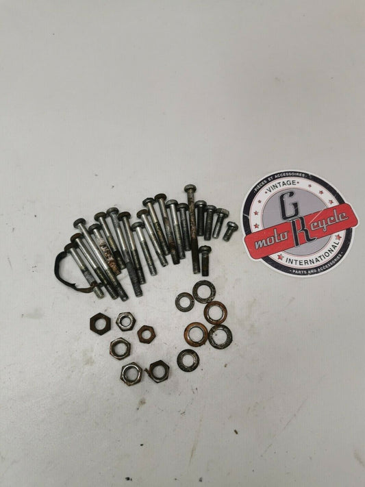 Suzuki RM250 1976 motor engine crankcase cover cylinder bolt nut hardware