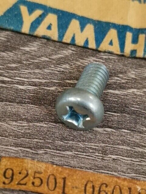 NOS YAMAHA EF4600AX YG6600DY EF45001SE SCREW PAN HEAD 92501-06012-00 Y149
