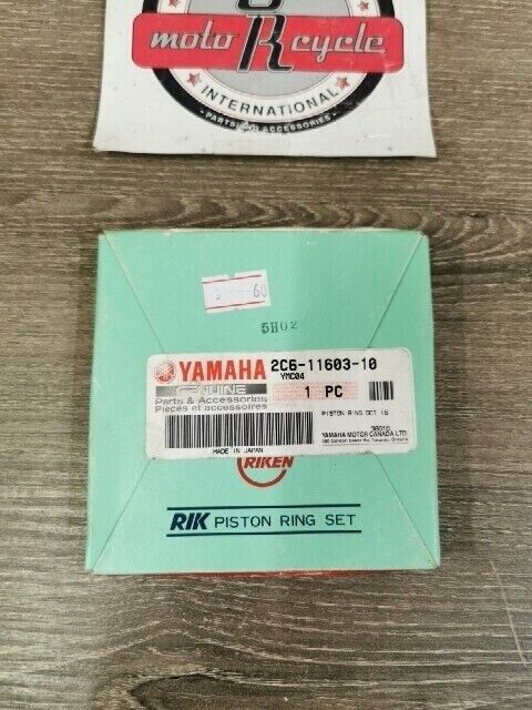 NOS YAMAHA ATV GRIZZLY 660 YFM66FAT PISTON RING SET STD 2C6-11603-10-00 Y104