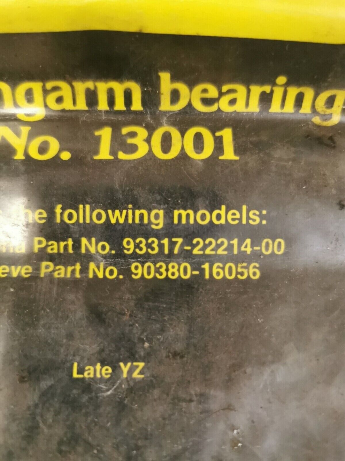 NOS DUCKWORTH YZ400F YZ125H YZ125F SWINGARM BEARING 13001   93317-22214-00 J19