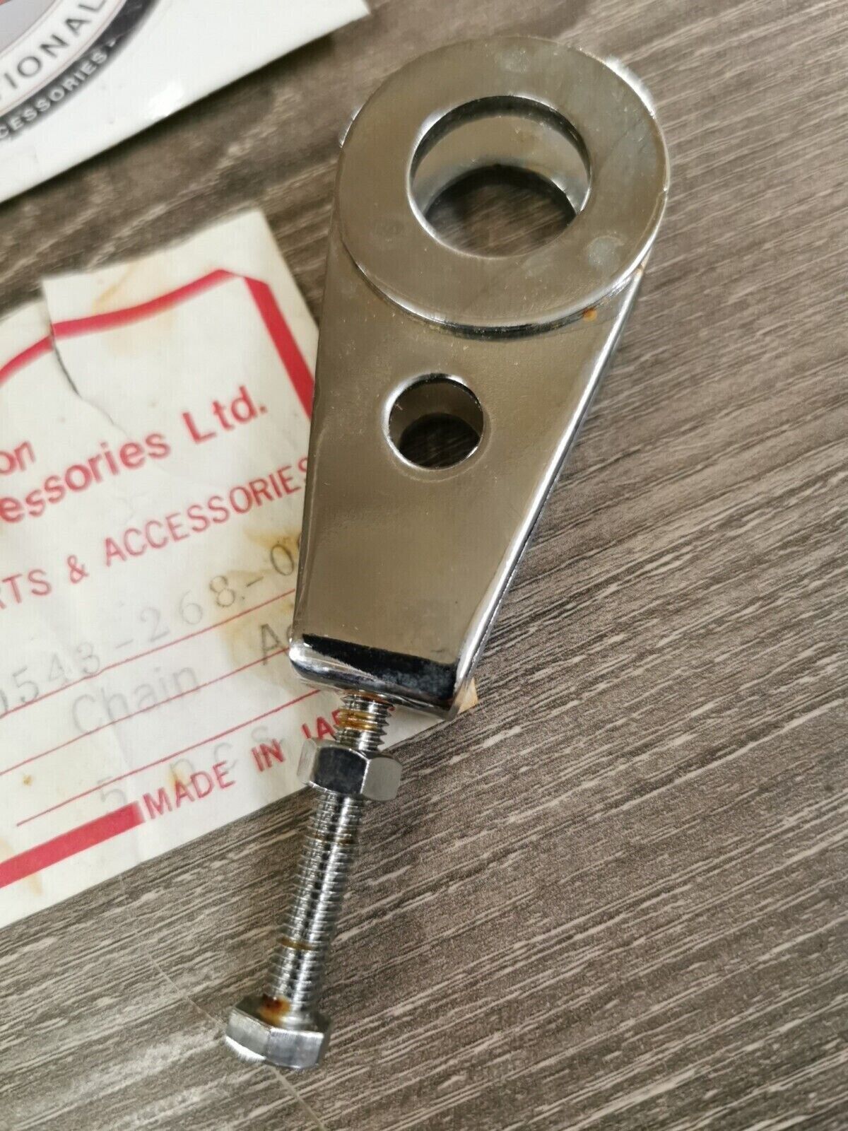 NOS M A HONDA CB72  CB77 ADJUSTER  DRIVE CHAIN 40543-268-000 J29