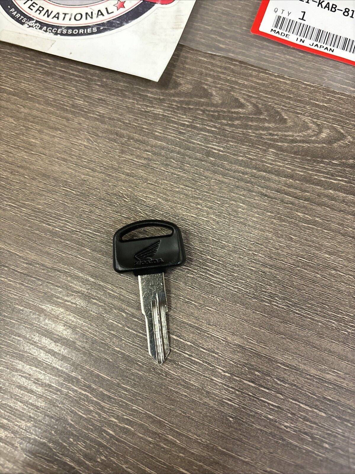 NOS Honda CH125 CH250 SFX50 SK50M BLANK KEY NO.1 35121-KAB-812 H138