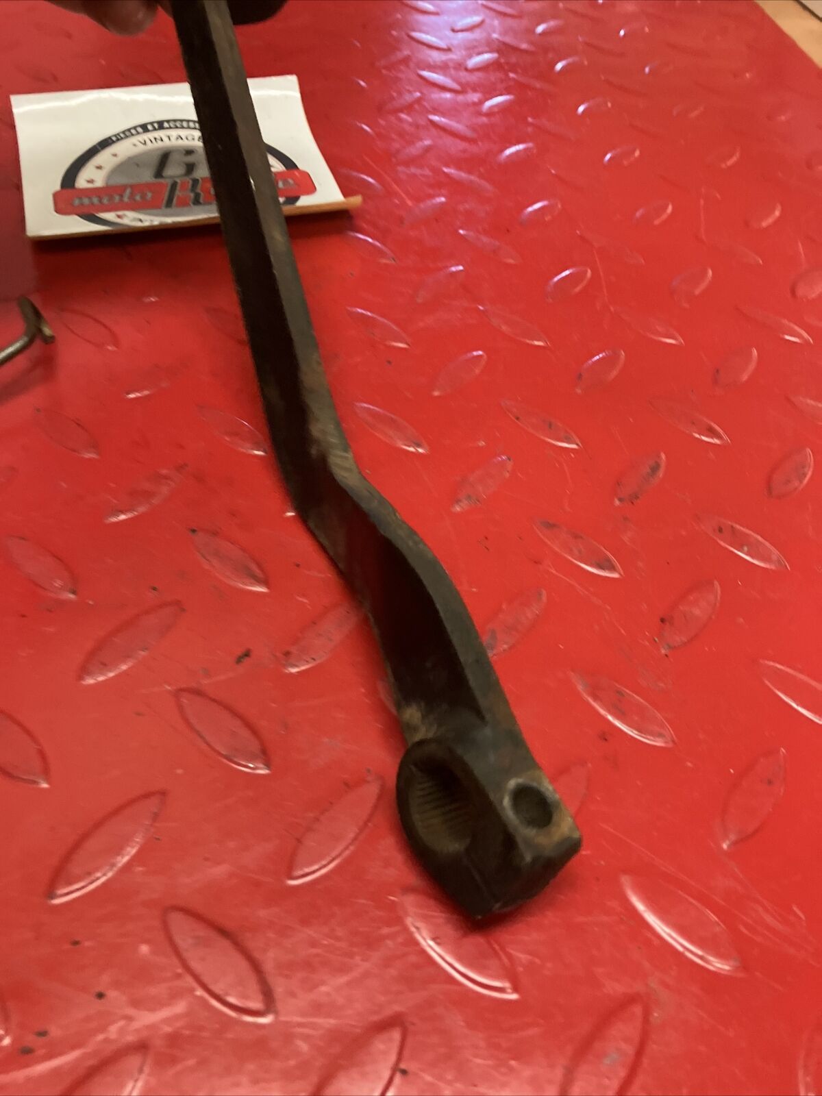 Honda XL175 1975 rear brake pedal lever arm spring 1974 1973