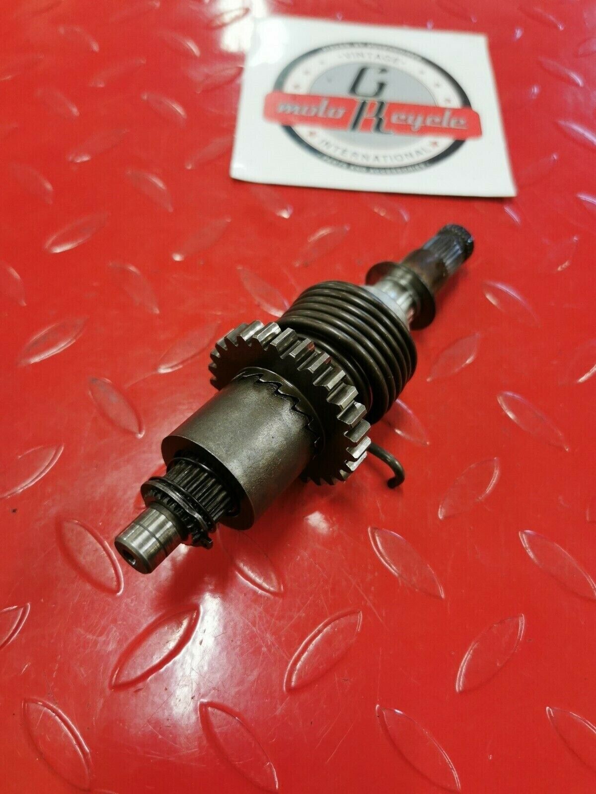 Honda XL100S 1982 kickstarter kick starter spindle shaft gear spring