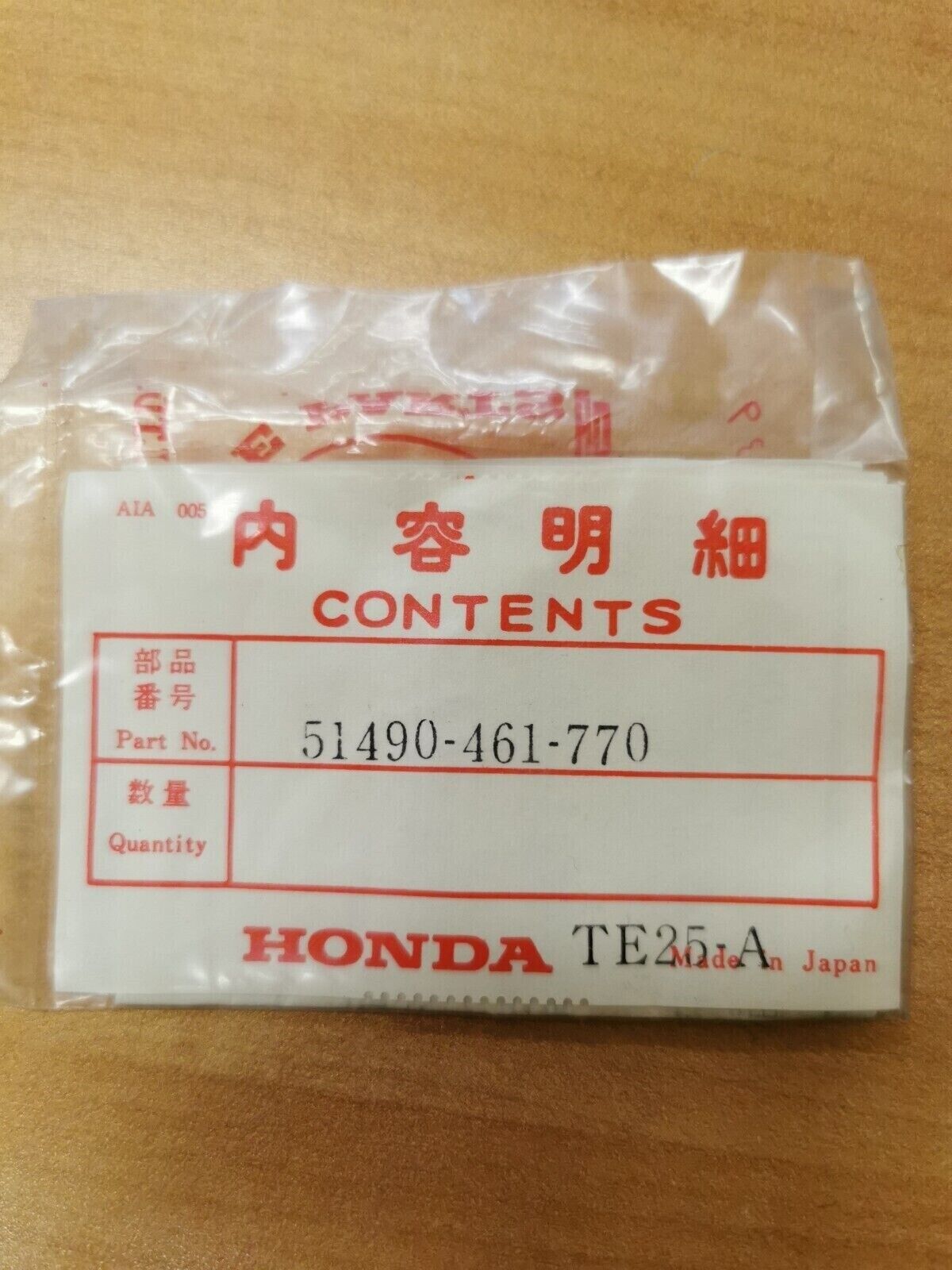 NOS HONDA CB900 Seal Set  Fr fork 51490-461-770  H17