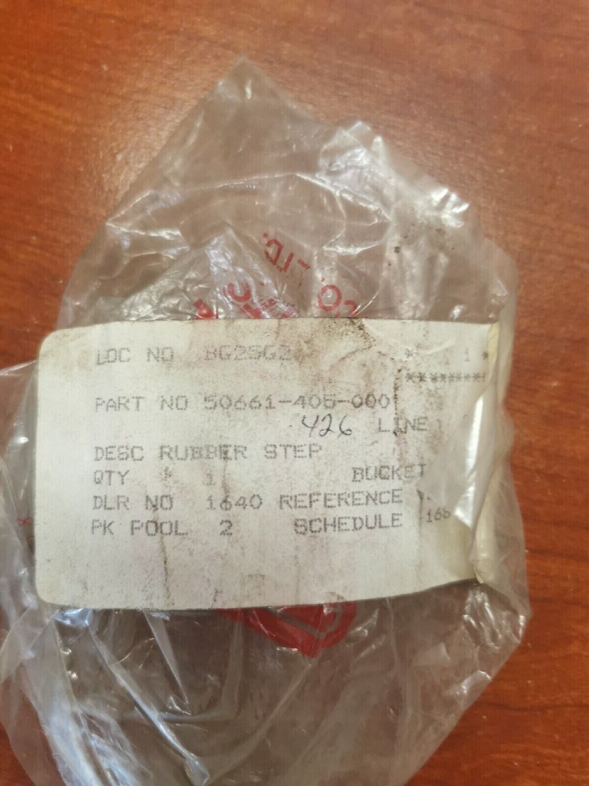 NOS Honda GL1000 CB750 GL1100 CM185 RUBBER, STEP 50661-405-000 H36 