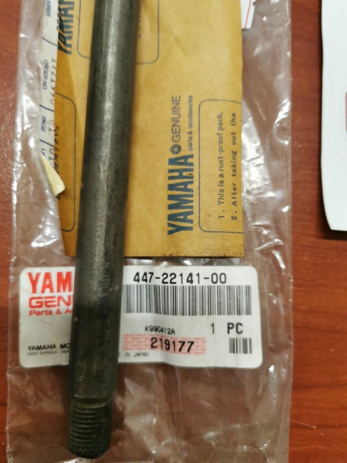 NOS Yamaha XS650 TX650 PIVOT SHAFT 447-22141-00-00 Y86