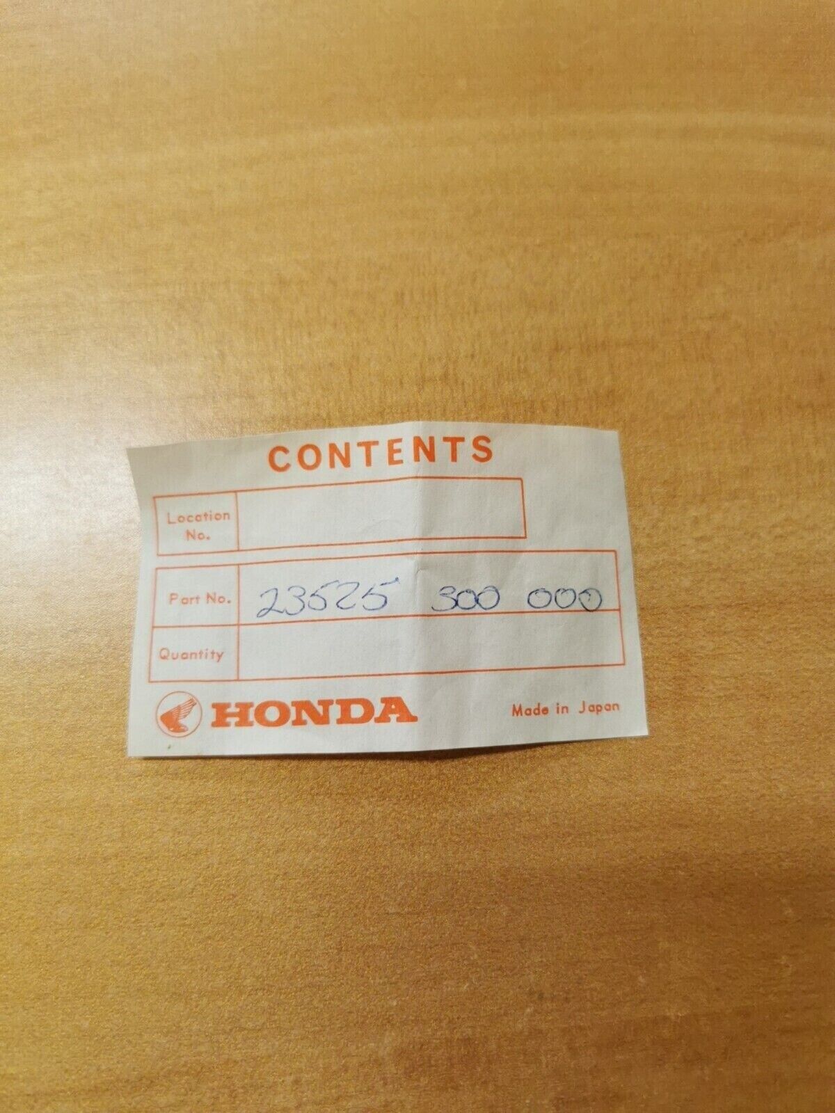 NOS HONDA CB750 PLATE STOPPER 23525-300-000 H20