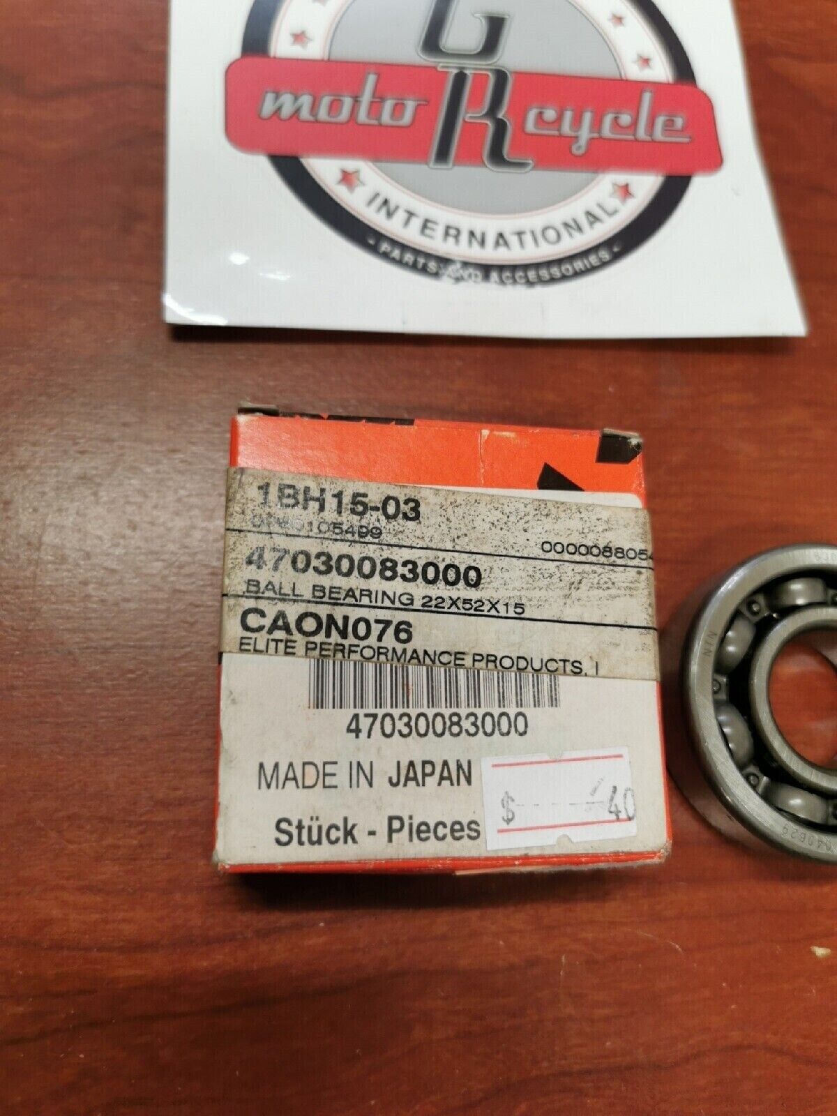NOS KTM 105SX 85SX BALL BEARING 22X52X15 47030083000 KT3