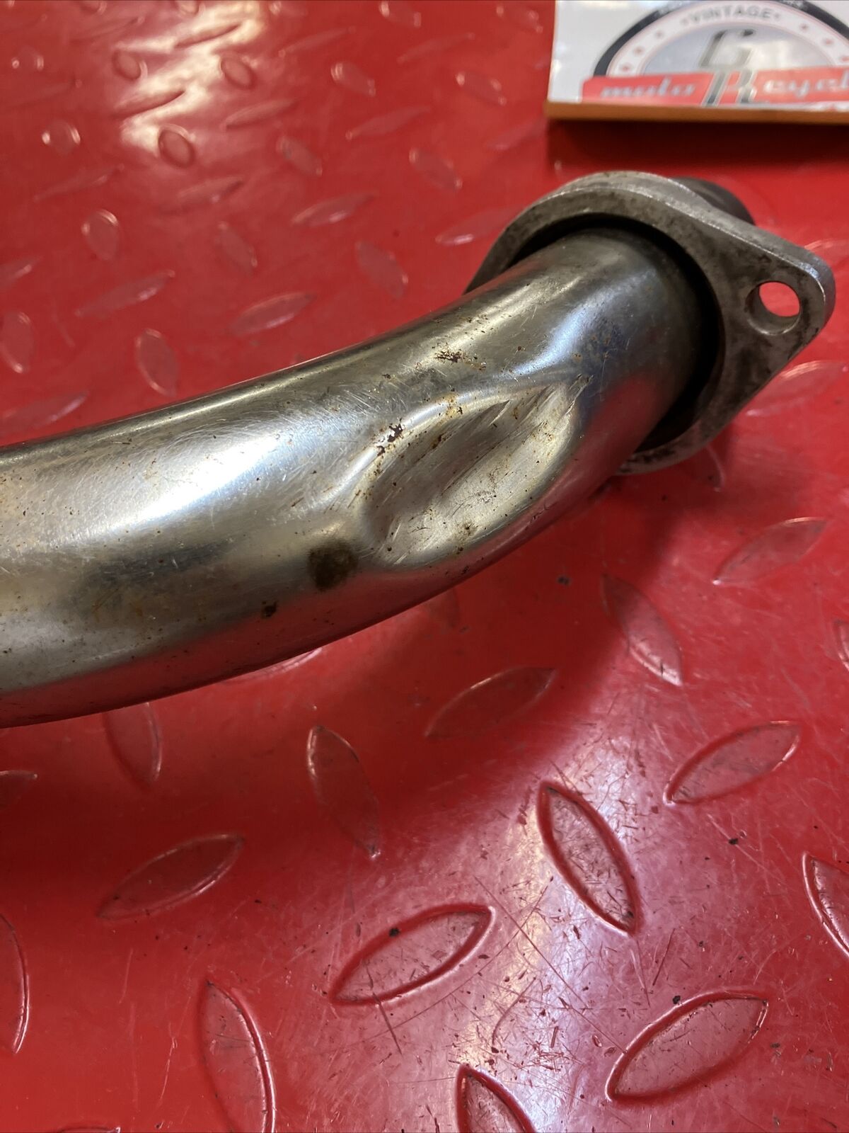 Yamaha RD400 1977 Left exhaust pipe header 1976 1978 2