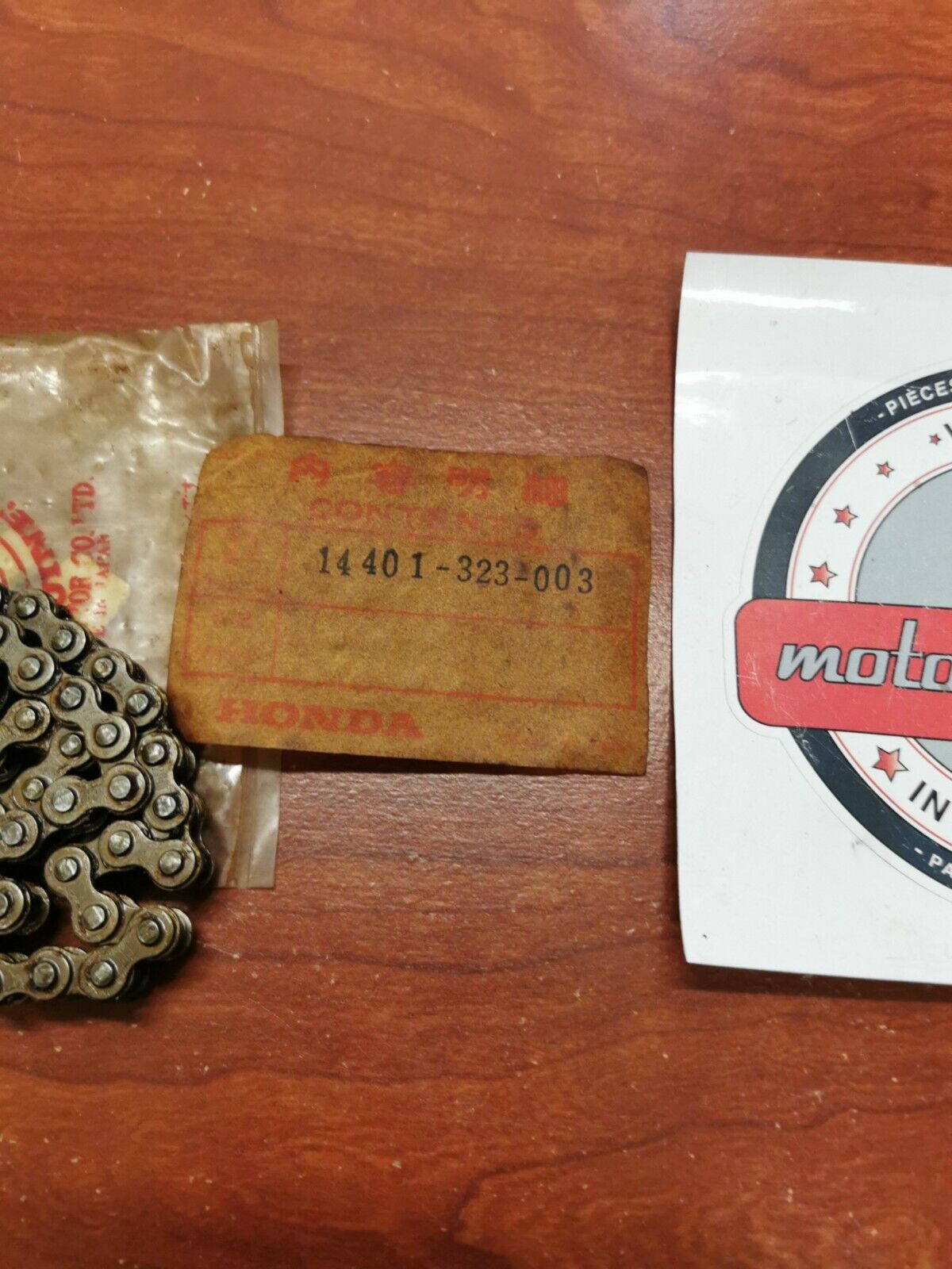 NOS Honda CB550 CB550K K1 CB550F CB500 K1 K2 CAM CHAIN 14401-323-003 H64