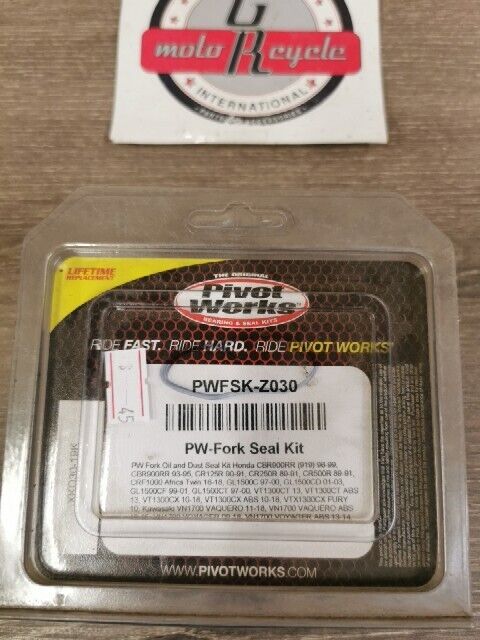 NOS PIVOT WORKS HONDA CR125R CR250R CR500R FORK OIL DUST SEAL KIT PWFSK-Z030 J54