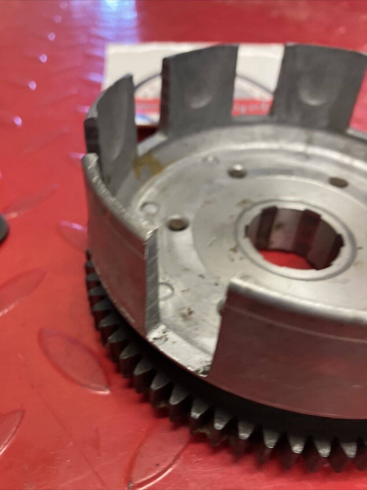 Honda XL200R 1984 clutch basket hub pressure plate 1983 2