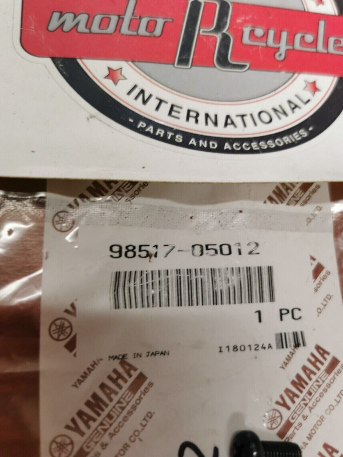 NOS Yamaha EF3000 EF7200 EF55 SRX250 TY250 PAN HEAD SCREW 98517-05012-00 Y84