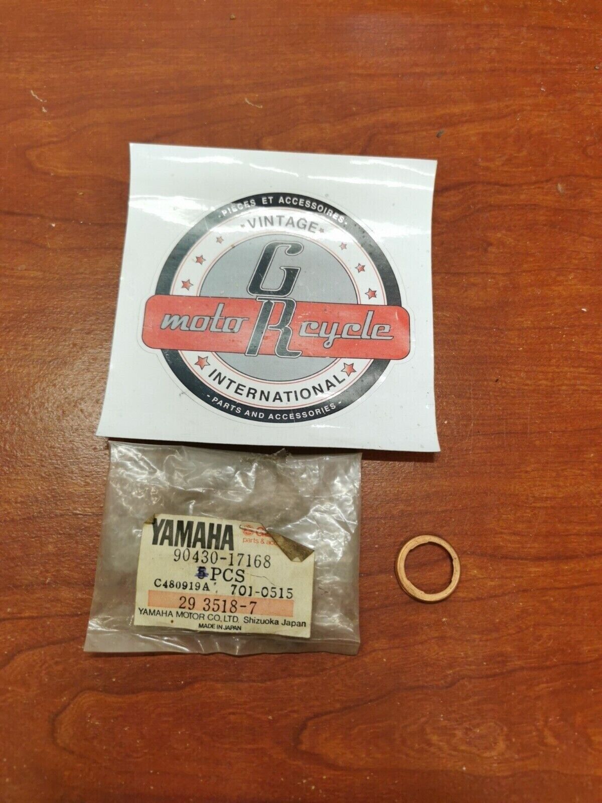 NOS YAMAHA XV1100 XVS650 XVS11 XV535 XV750 GASKET 90430-17168-00 Y72