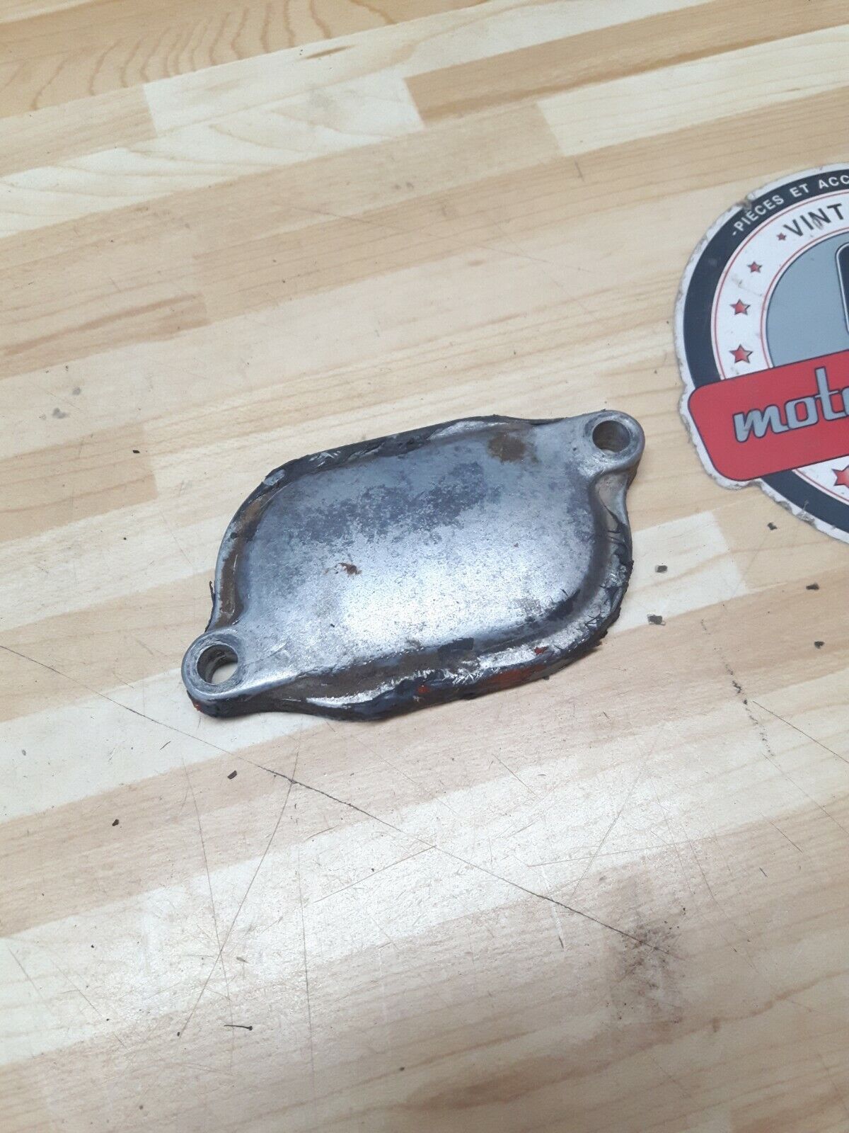 Honda XL250R 1982 cylinder head valve cover cap tappet adjusting hole