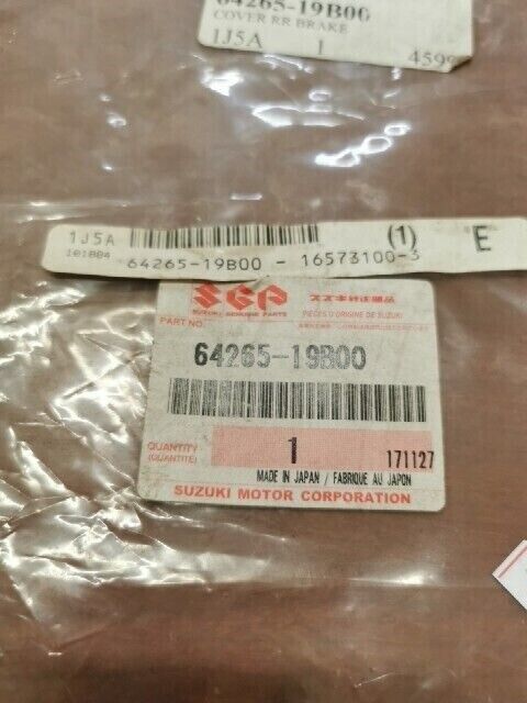 NOS SUZUKI LT-4WD LT-F250 REAR BRAKE COVER 64265-19B00 S30