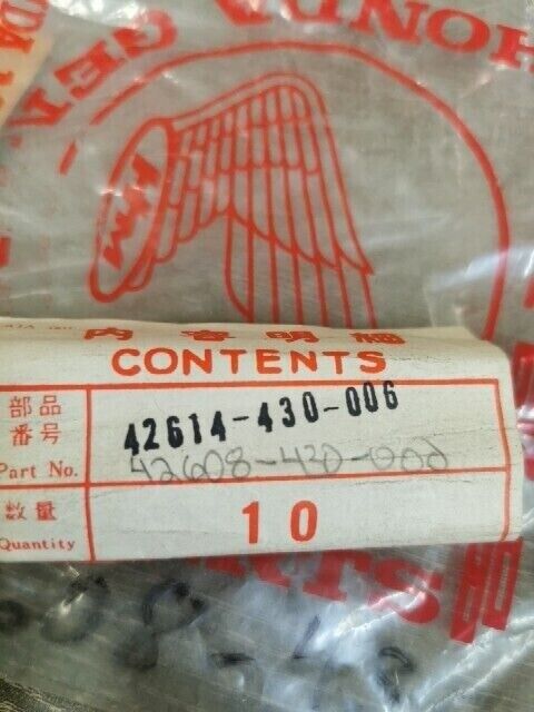 NOS HONDA CR250R 1978 1979 REAR SPOKE ASSY 42614-430-006 SUB BY42608-430-000 H79