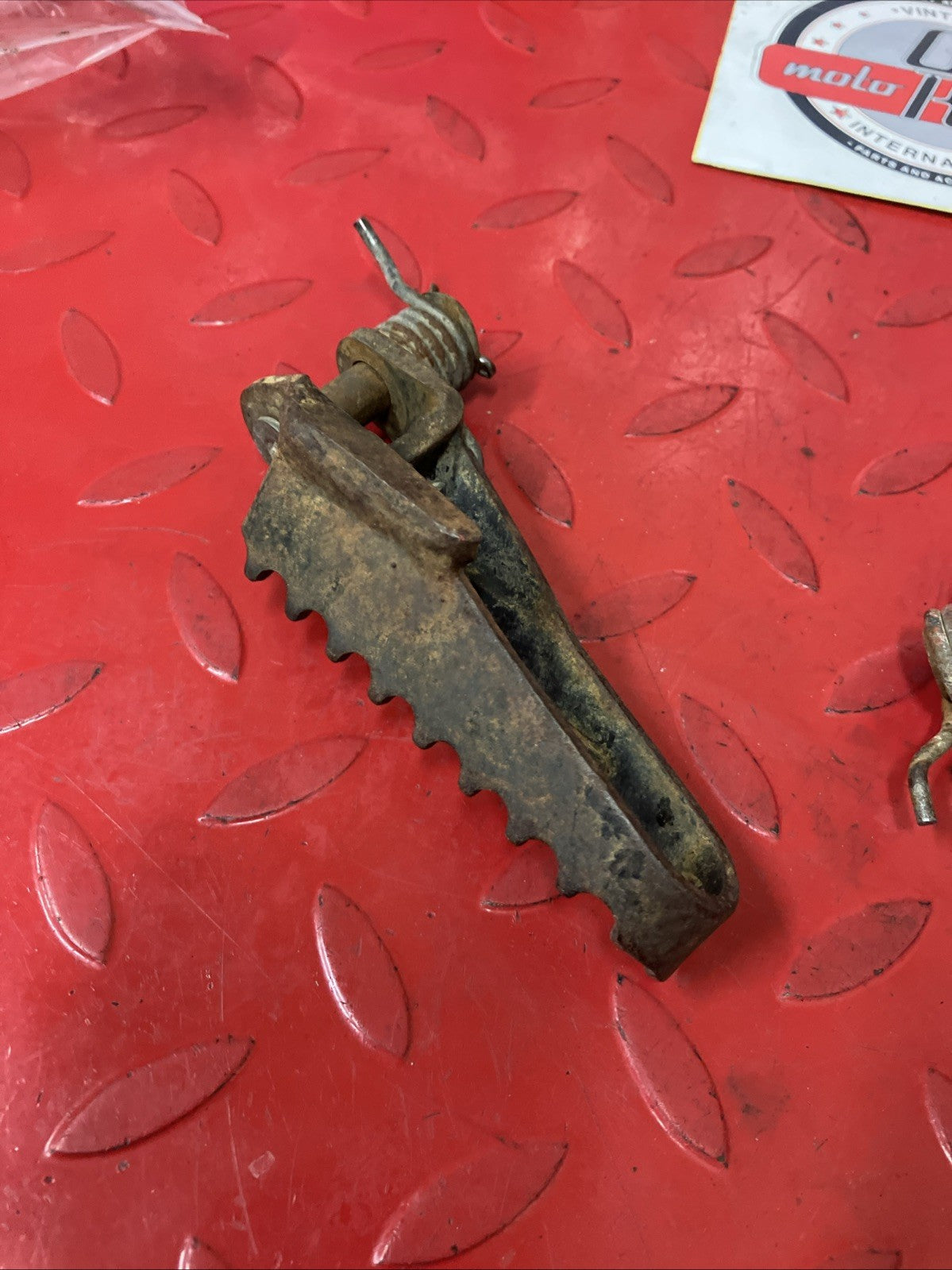 Honda CR250R 1985 Right left footpegs footrests foot peg rest step CR500R