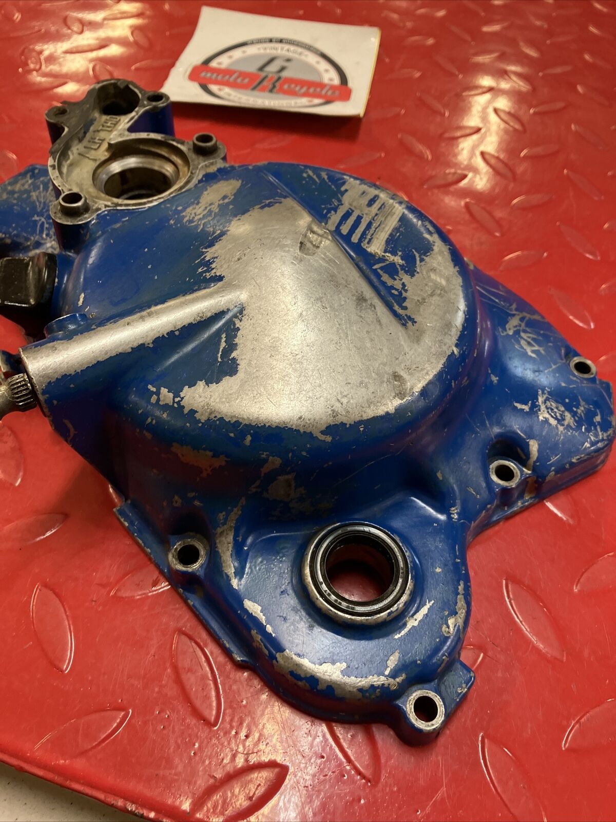 Suzuki RM125 1987 right Crankcase crank case clutch cover 1986 2