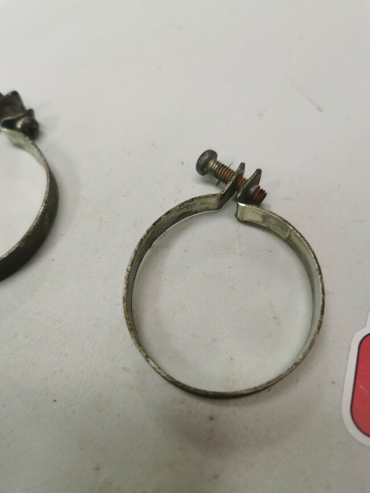 Honda XR200R 1984 front forks boots cover gaitors band clamp holder