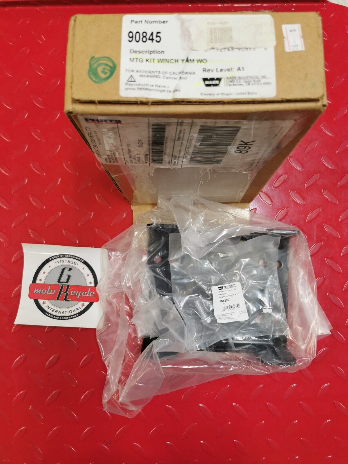 NOS WARN Winch Mounting System 90845
