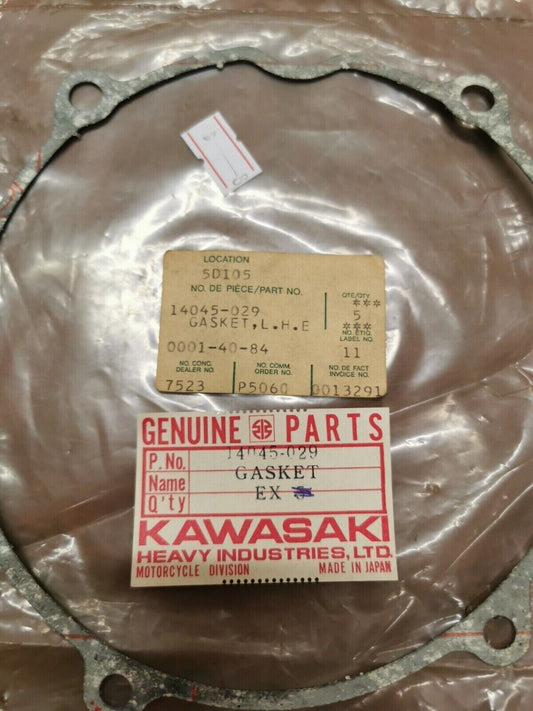 NOS Kawasaki 1977 - 1979 KZ650 LEFT ENGINE COVER GASKET 14045-029 K36