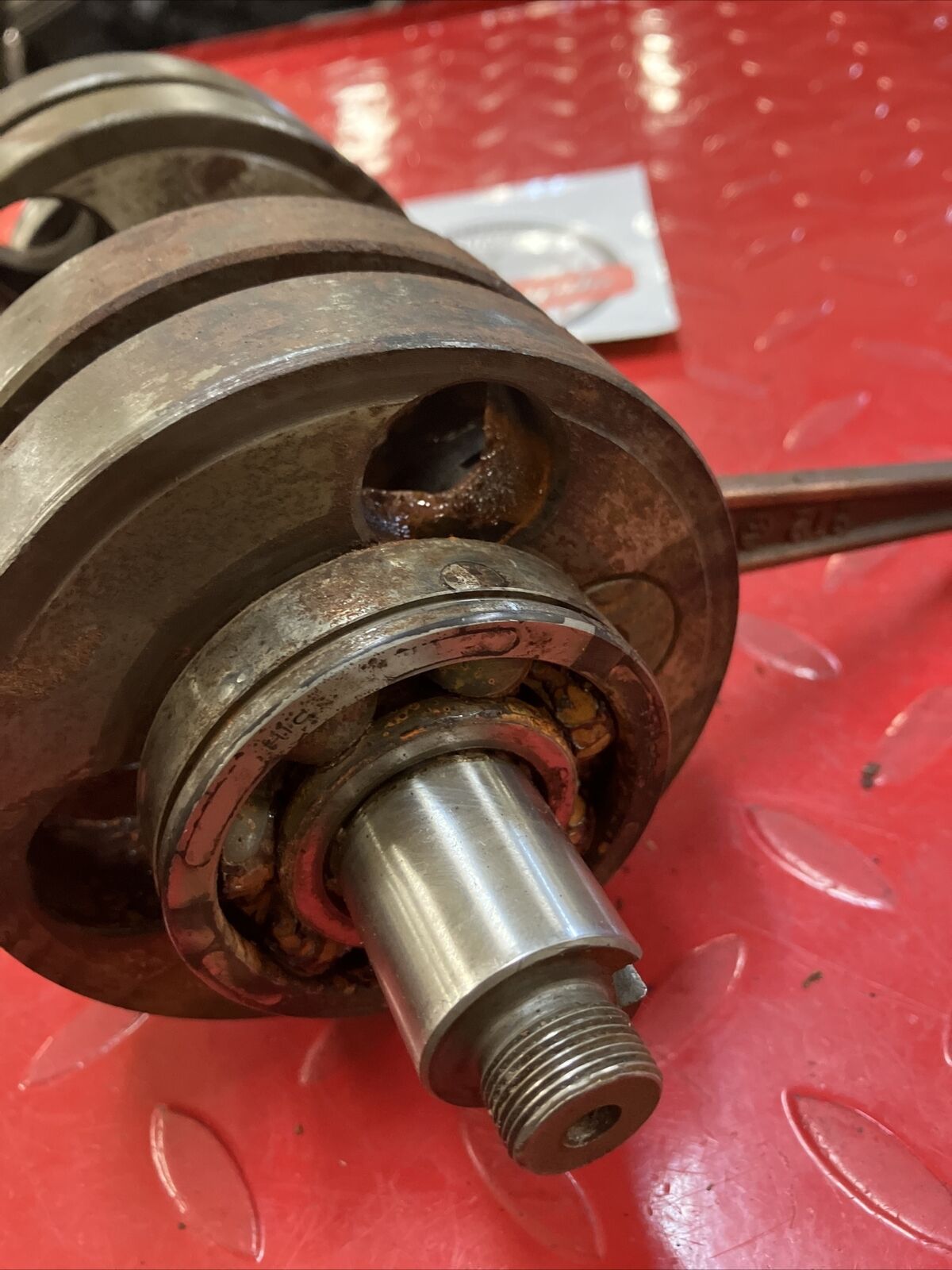Yamaha RD400 1977 crankshaft assembly 1976 1978 1979