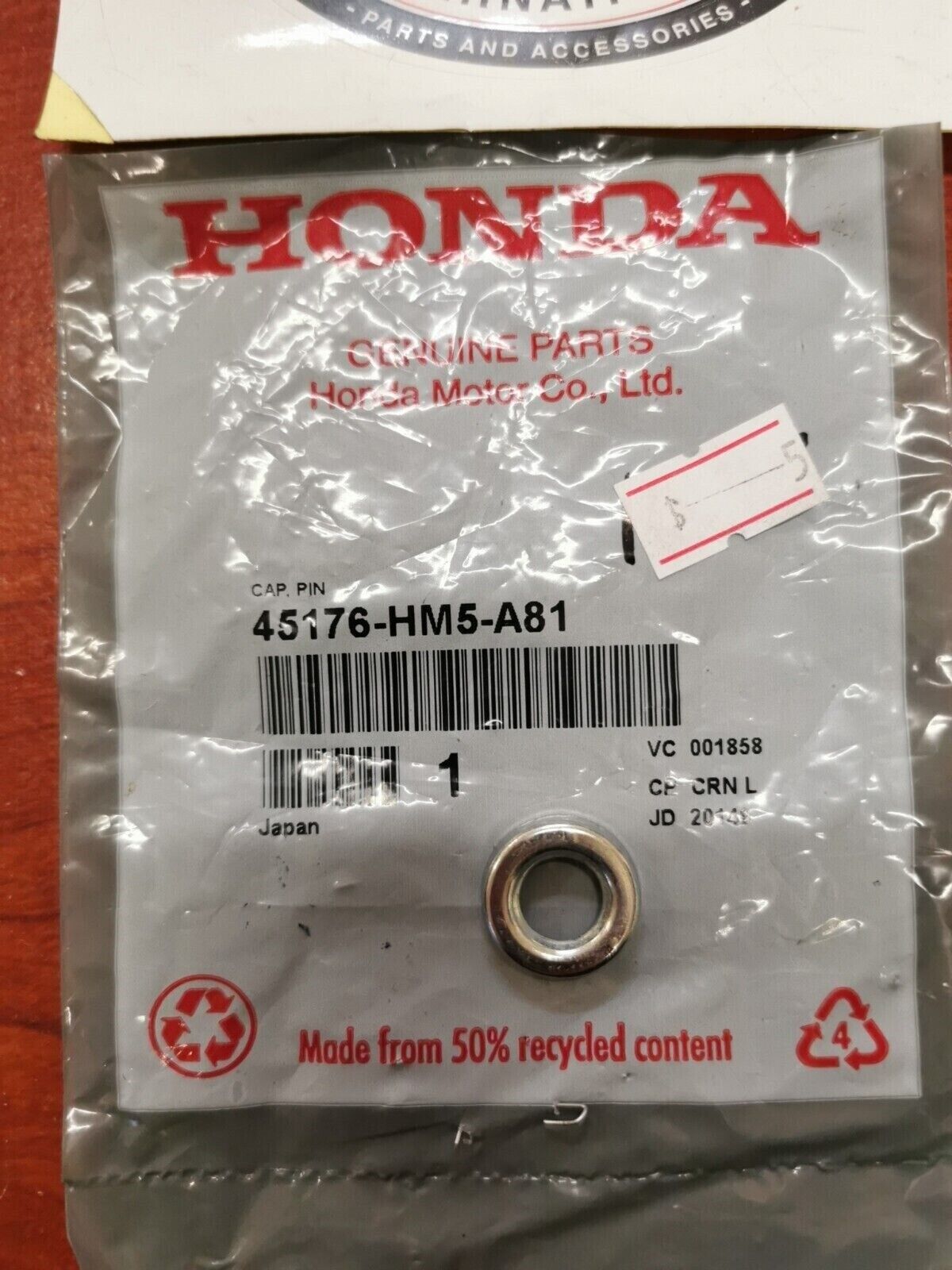 NOS Honda TRX350 TRX300 TRX450 TRX400 TRX650 TRX500 PIN CAP 45176-HM5-A81 H32