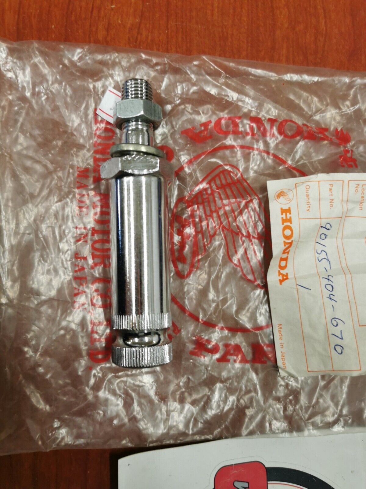 NOS Honda 1977 1978 CB550K REAR TURN SIGNAL MOUNT BOLT 90155-404-670 H64