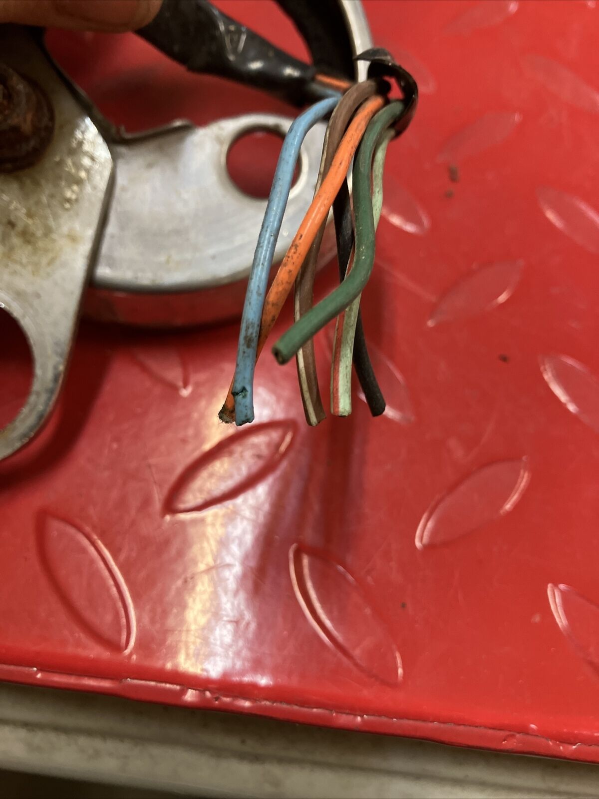 Honda SL350 tachometer tach meter bracket T