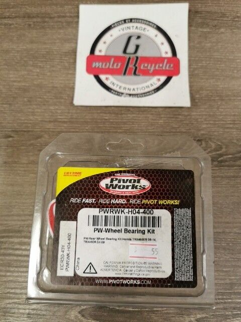 NOS PIVOT WORKS TRX450ER TRX400R WHEEL BEARING KIT REAR  PWRWK-H04-400 J54