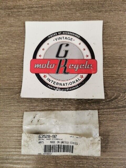 NOS HARLEY DAVIDSON FLHR Road King Oil Filter Line Seal Ferrule 63528-92 A5