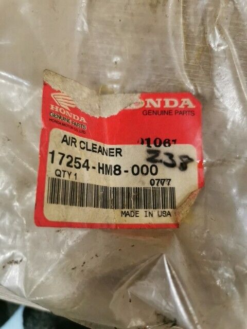 NOS HONDA TRX250 RECON 1997 - 2001 AIR FILTER ELEMENT AIR C 17254-HM8-000 H91