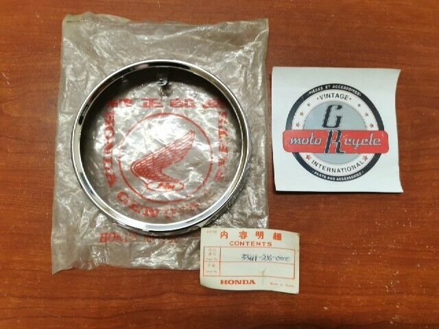 NOS Honda CB93 CB125 CB160 HEADLIGHT RIM 33101-216-000 H80