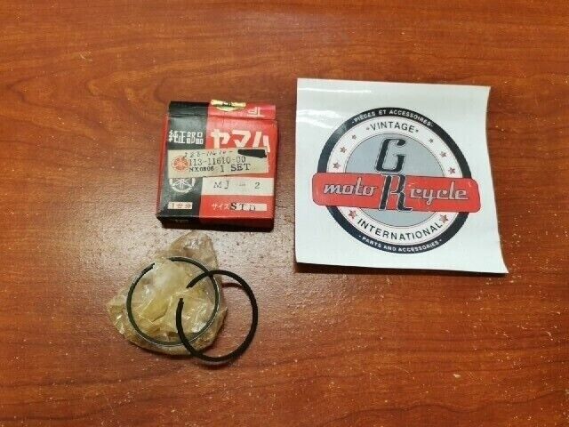 NOS Yamaha PISTON RING SET 113-11610-00 SUB 113-11610-01-00 288-11610-00-00 Y116