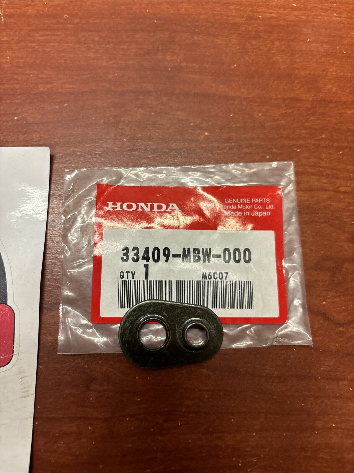 NOS Honda CB1300S CBR1000RR CBR600F TURN SIGNAL SETTING PLATE 33409-MBW-000 H172