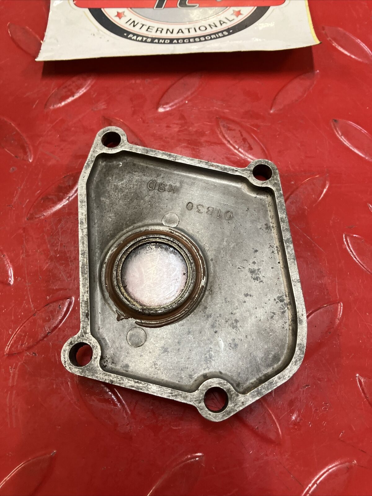 Suzuki RM125 1987 cylinder exhaust power valve right cover