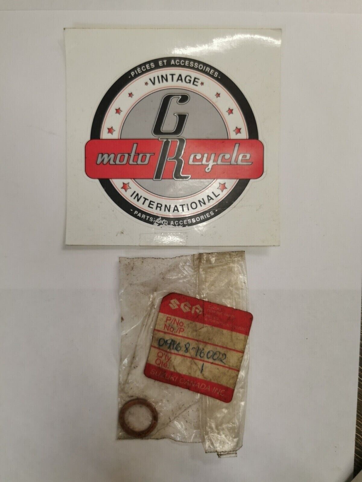 NOS SUZUKI GASKET 09168-16002 S29