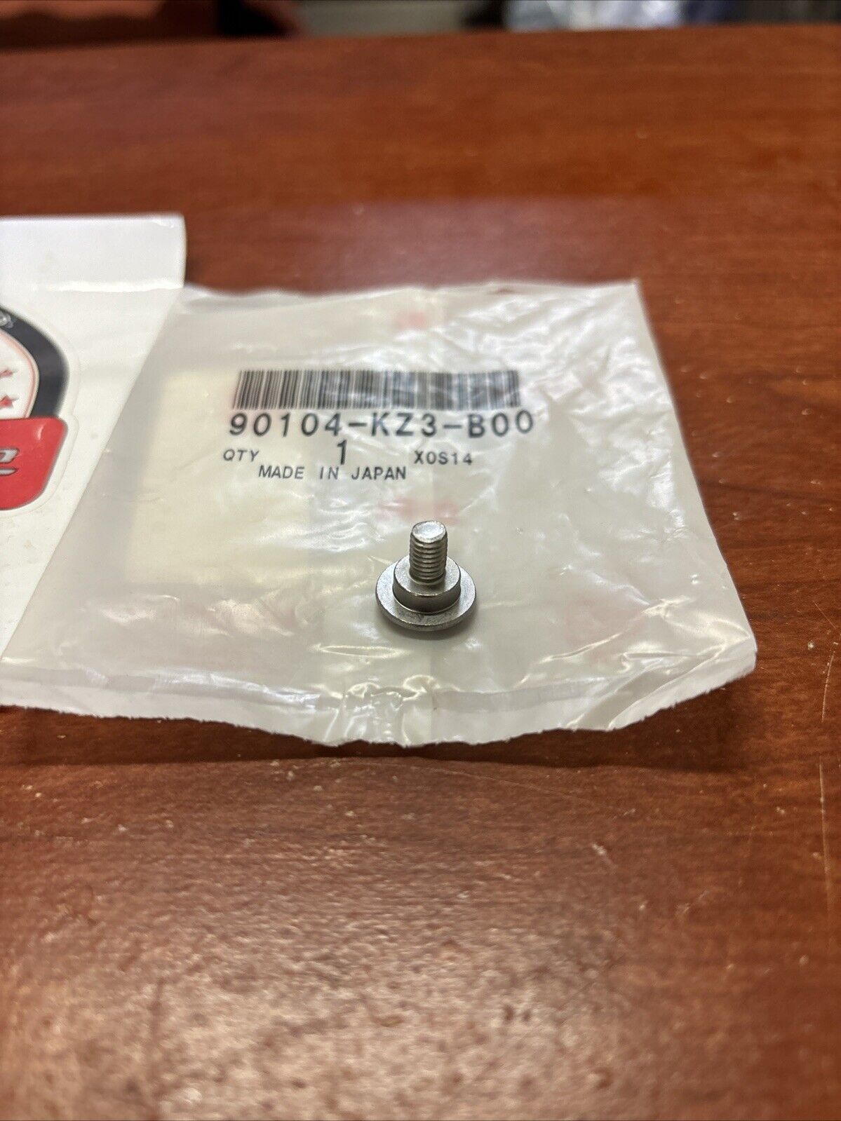 NOS Honda CR125R CR250R CRF50F FES125 SPECIAL SCREW 5MM 90104-KZ3-B00 H135