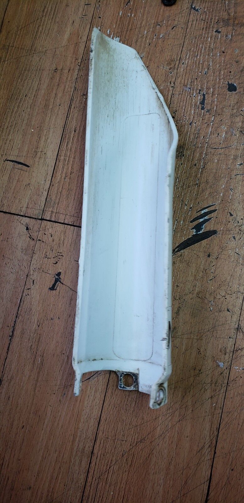 CR125R 1990 front fork guard protector plastic CR250R CR500R 1991 51620-KZ3-000