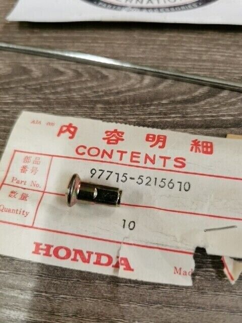NOS HONDA CB350F CB360 1974 SPOKE B 9X158 97715-5215610  97715-52156-10 H76