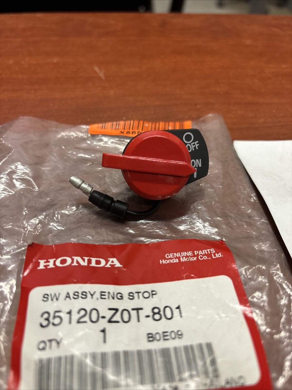 NOS Honda GX120 GX160 GX200 WH15 ENGINE STOP SWITCH 35120-Z0T-801 SUB H182