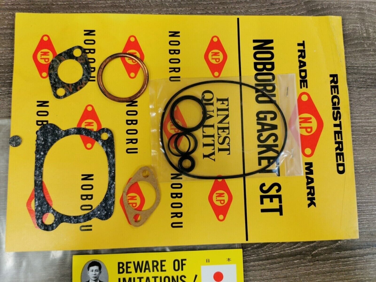 NOS NOBORU NP KAWASAKI KE100 KH100 INCOMPLETE GASKET KIT SET NP- 53013 J46