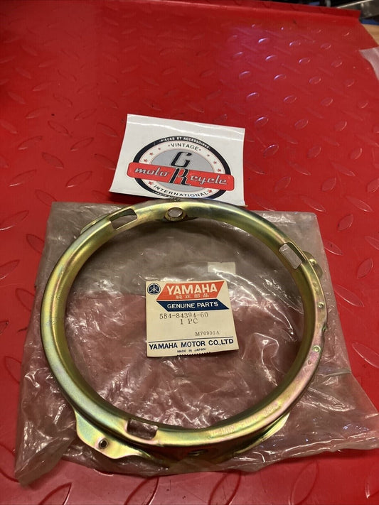 NOS YAMAHA HEADLIGHT MOUNTING RIM SUB BY 584-84330-61-93 / 447-84394-69-00 Y59