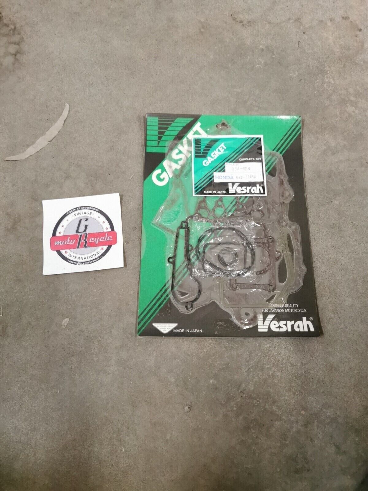 NOS VESRAH HONDA CR125R 1987 - 1989 INCOMPLETE GASKET SET VG-1113M J28