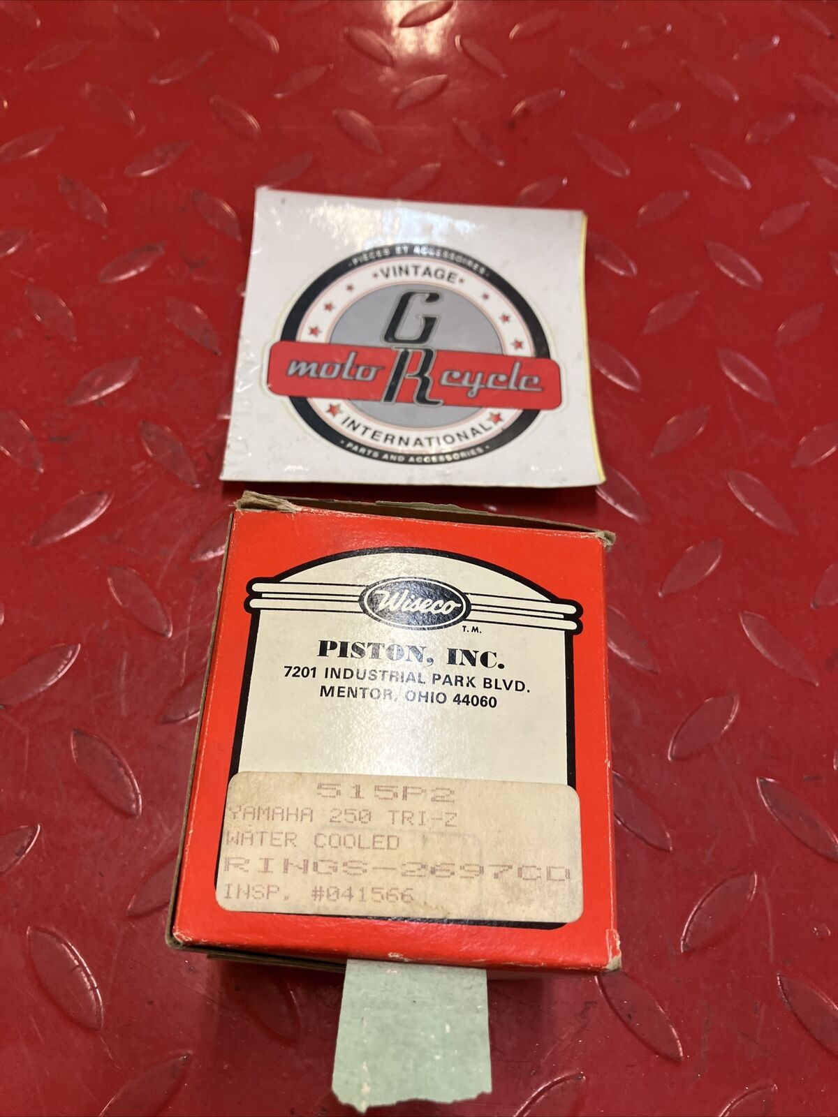 NOS Wiseco YTZ250 PISTON RING KIT / NO PIN AND CIRCLIP 515P2 515M06850 68.50 J5