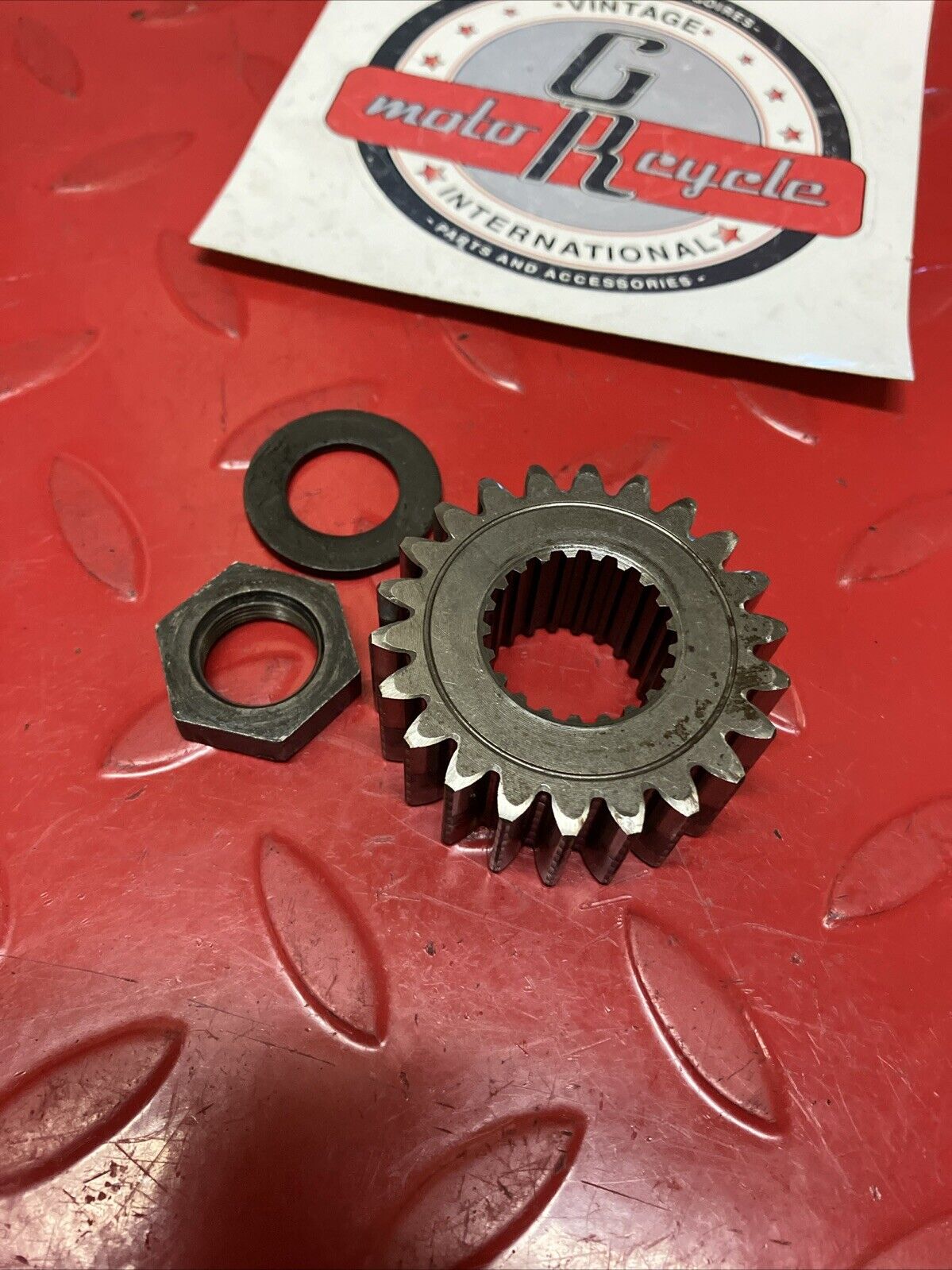Kawasaki KDX200 1986 crankshaft primary drive gear spur 2